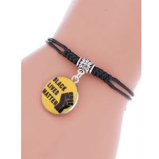 JAB36420 - Black Lives Matter Adjustable Cord Bracelet