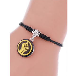 JAB36421 - Black Lives Matter Adjustable Cord Bracelet