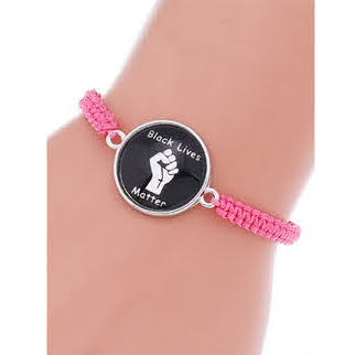 JAB36430 - Black Lives Matter Adjustable Cord Bracelet