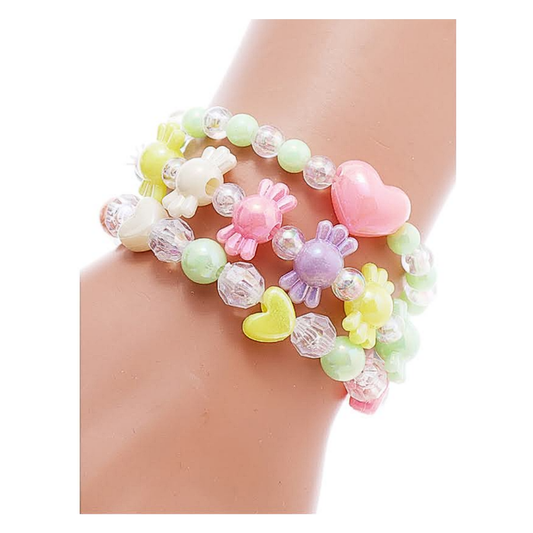 JAB44001 - Candy Bead Stretch Bracelet