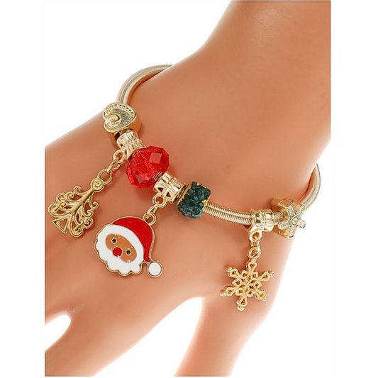 JAB45424 - Christmas Charm Bracelet