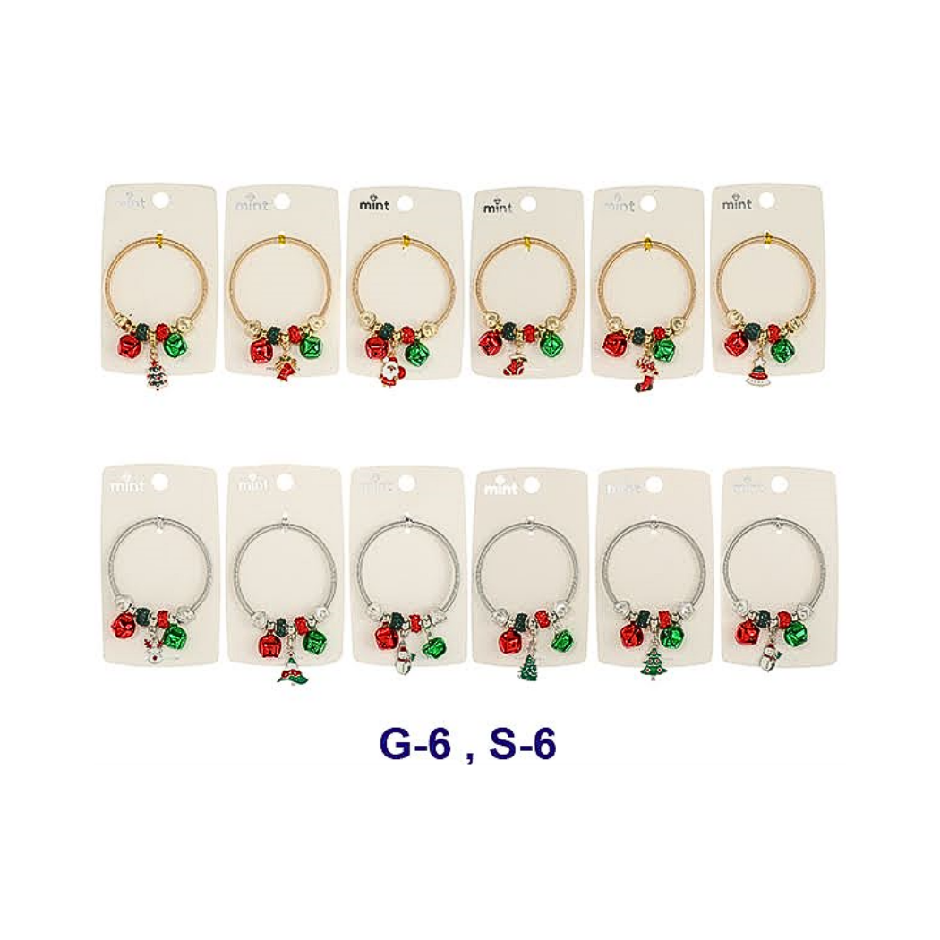 JAB45427 - Christmas Charm Bracelet