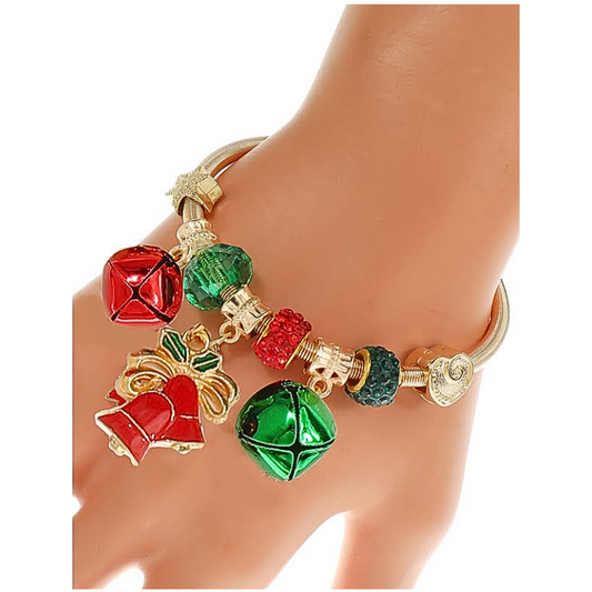 JAB45427 - Christmas Charm Bracelet