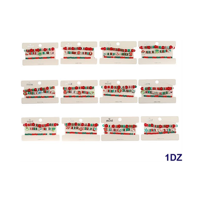 JAB45432 - Christmas Bead Bracelet