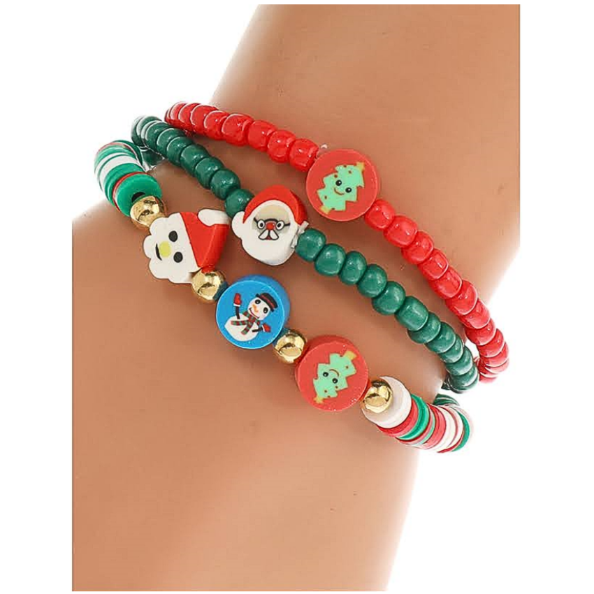 JAB45433 - Christmas Bead Bracelet