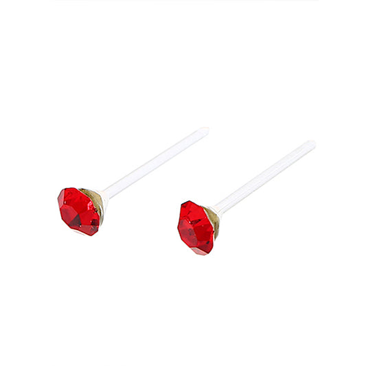 24 PCS Color Crystal Stud Earrings