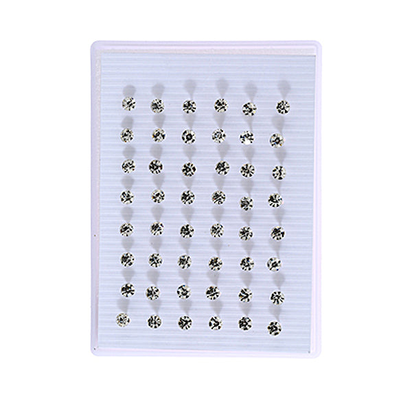 24 PCS Crystal Stud Earrings