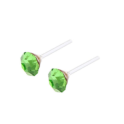 24 PCS Color Crystal Stud Earrings