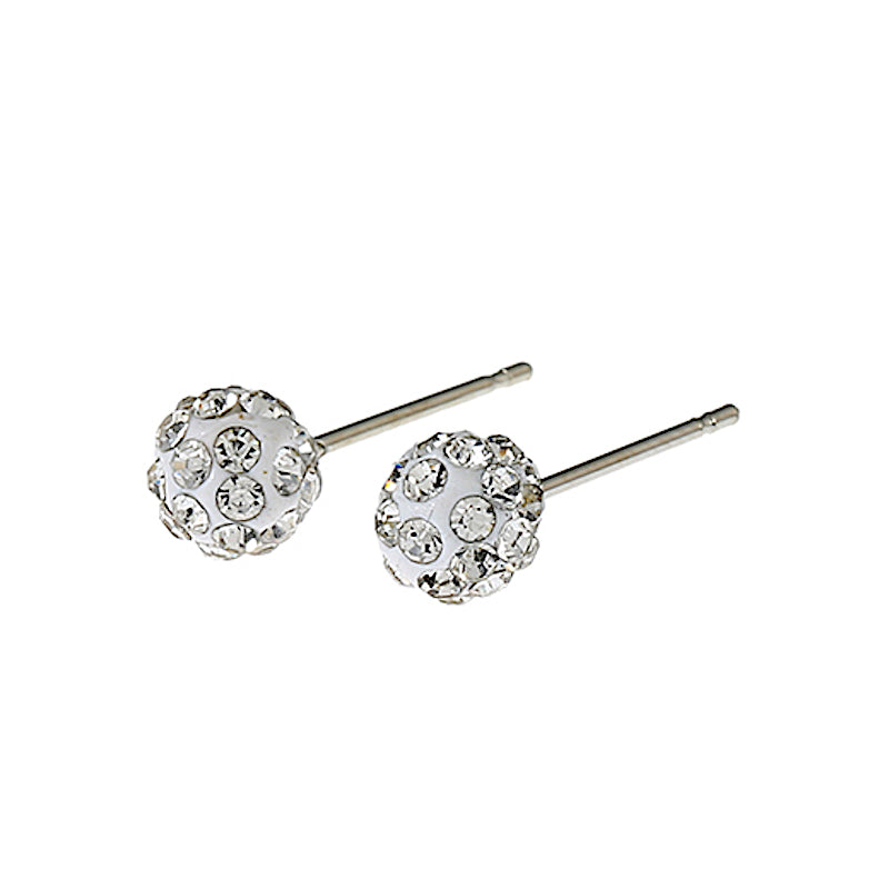 24 PCS Pavé Stud Earrings