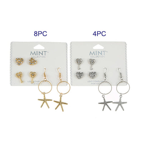 JAE30469 - 3 Pair Assorted Earrings