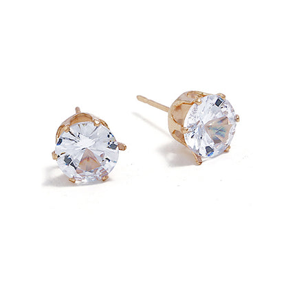 JAE31379 - 12 PCS Cubic Zirconia Stud Earrings