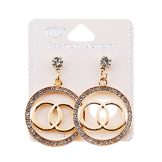 JAE33879 - Double Circle Earring