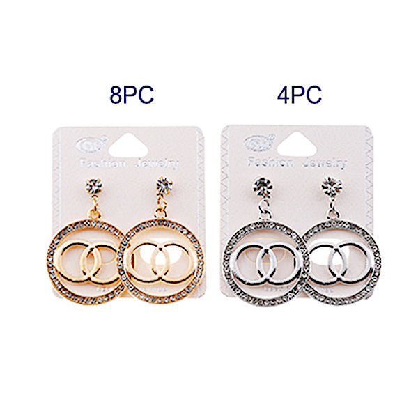 JAE33879 - Double Circle Earring