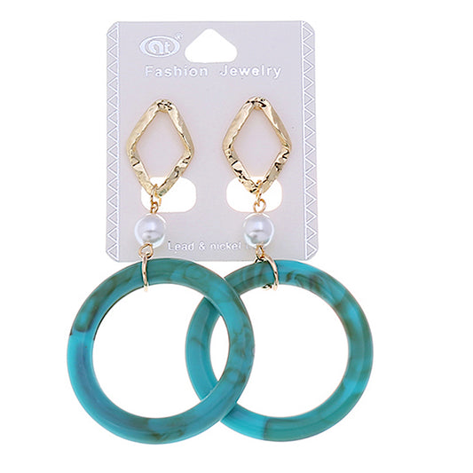 JAE34941 - Resin Drop Earring