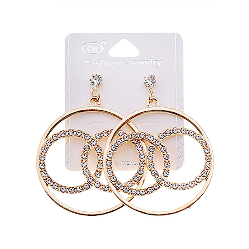 JAE35412 - Double Circle Earring