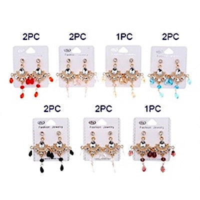 JAE35423 - Vintage Crystal Drop Earring