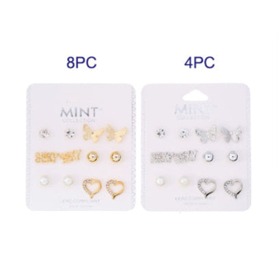 JAE35796 - 6 Pair Stud Earring Set