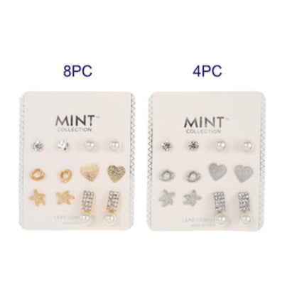 JAE36039 - 6 Pair Stud Earring Set