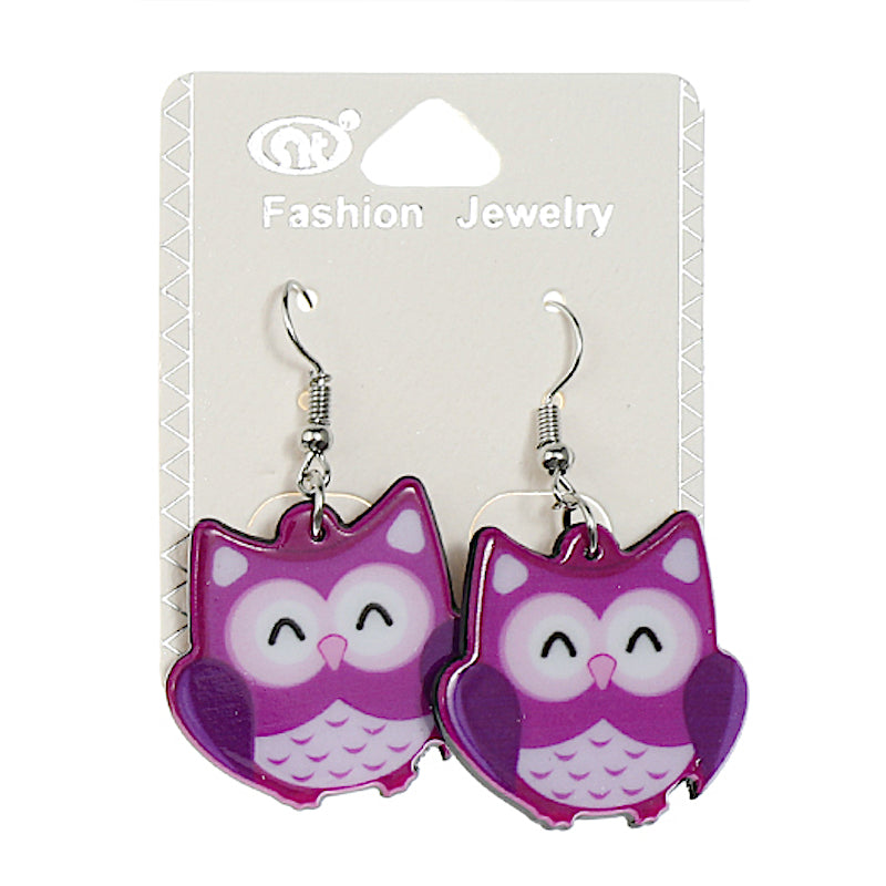 JAE38469 - Cartoon Owl Earring