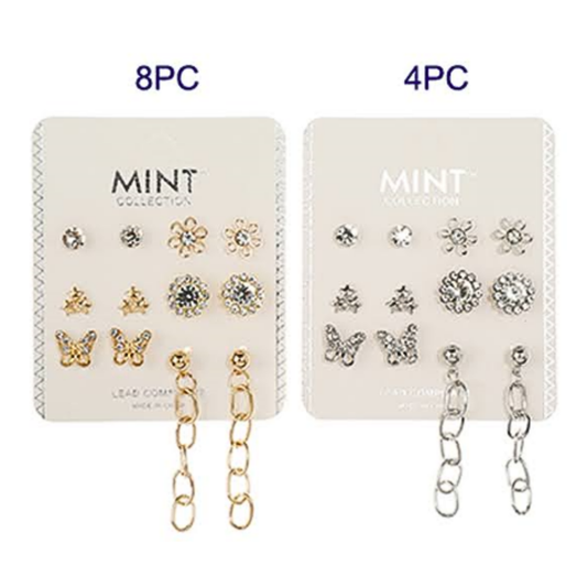 JAE38826 - 6 Pair Earring Set