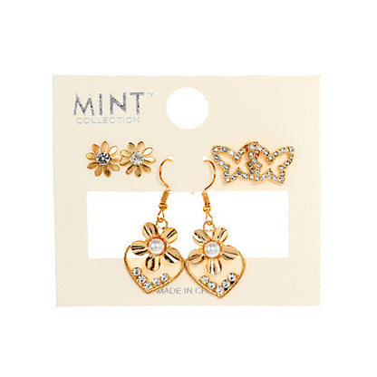 JAE38915 - 3 Pair Earring Set