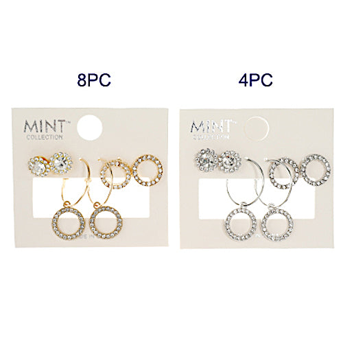 JAE38928 - 3 Pair Circle Earring Set