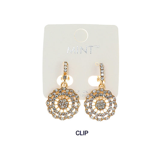 JAE40237C - Clip On Dangle Earring