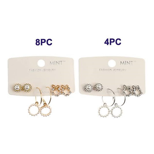 JAE40644 - 3 Pair Coquette Earring Set