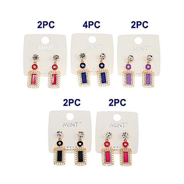 JAE40792 - Enamel Drop Earring