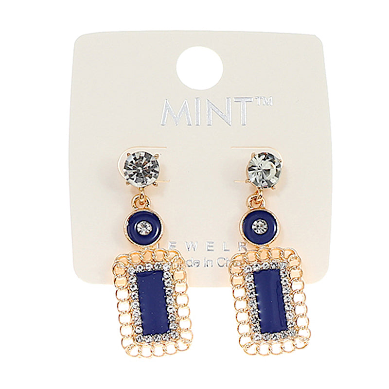 JAE40792 - Enamel Drop Earring