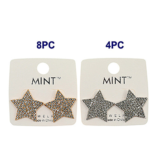 JAE40917 - Pavé Star Post Earring