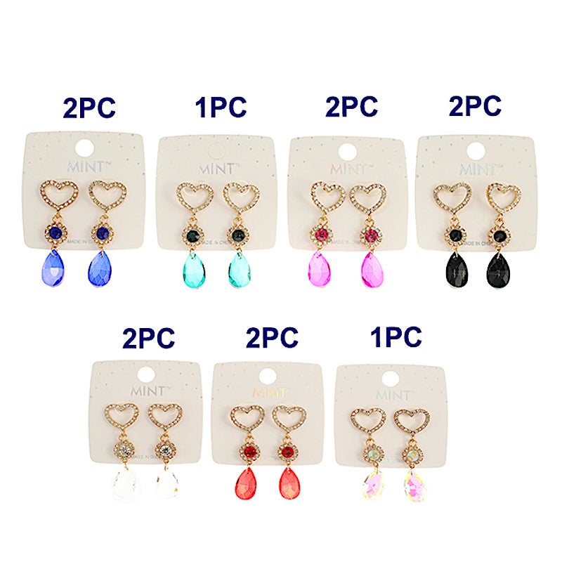 JAE42573 - Heart Drop Earring