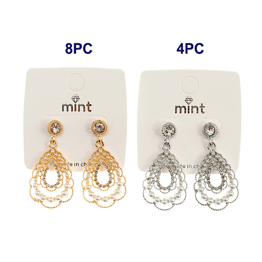 JAE42711 - Vintage Pearl Drop Earring