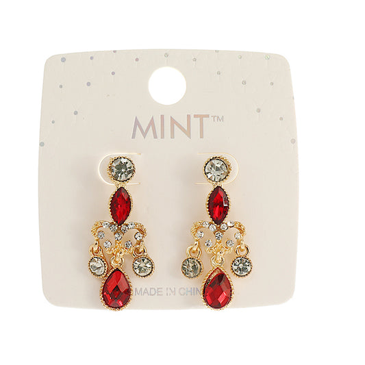 JAE42722 - Vintage Crystal Drop Earring