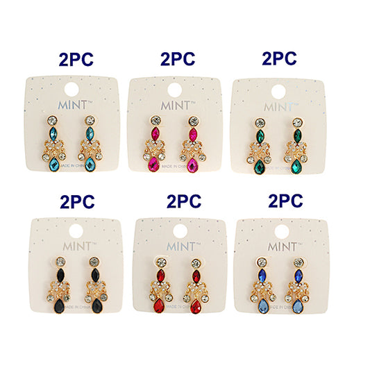 JAE42722 - Vintage Crystal Drop Earring