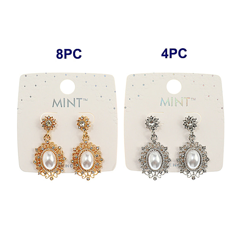 JAE42775 - Vintage Pearl Drop Earring