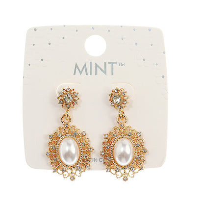 JAE42775 - Vintage Pearl Drop Earring