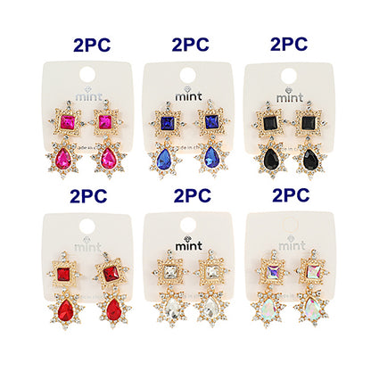 JAE43105 - Vintage Crystal Drop Earring