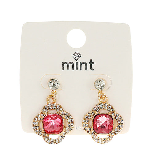 JAE43466 - Crystal Clover Earring