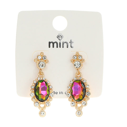 JAE43473 - Vintage Crystal Drop Earring