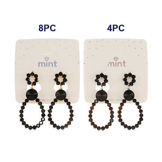 Black Drop Earring
