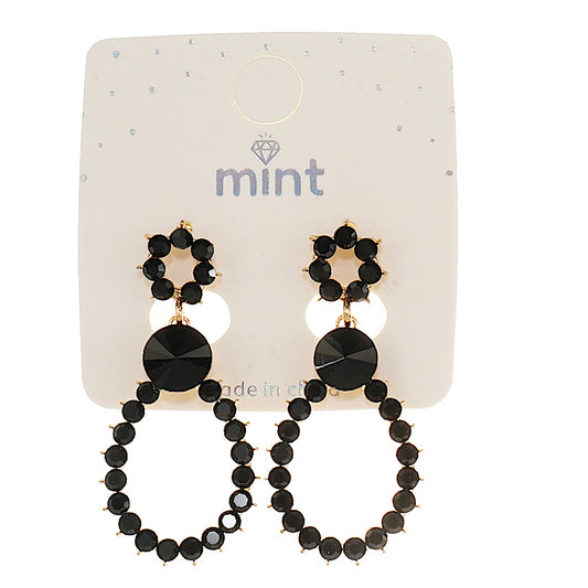 Black Drop Earring