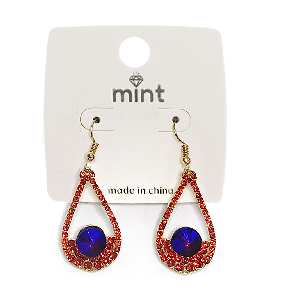 Two Tone Crystal Earring