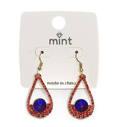 Two Tone Crystal Earring