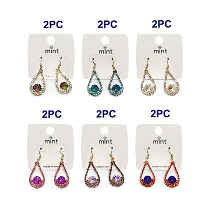 Two Tone Crystal Earring