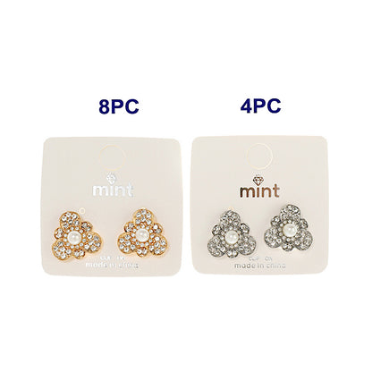 JAE43682 - Clip On Clover Earrings