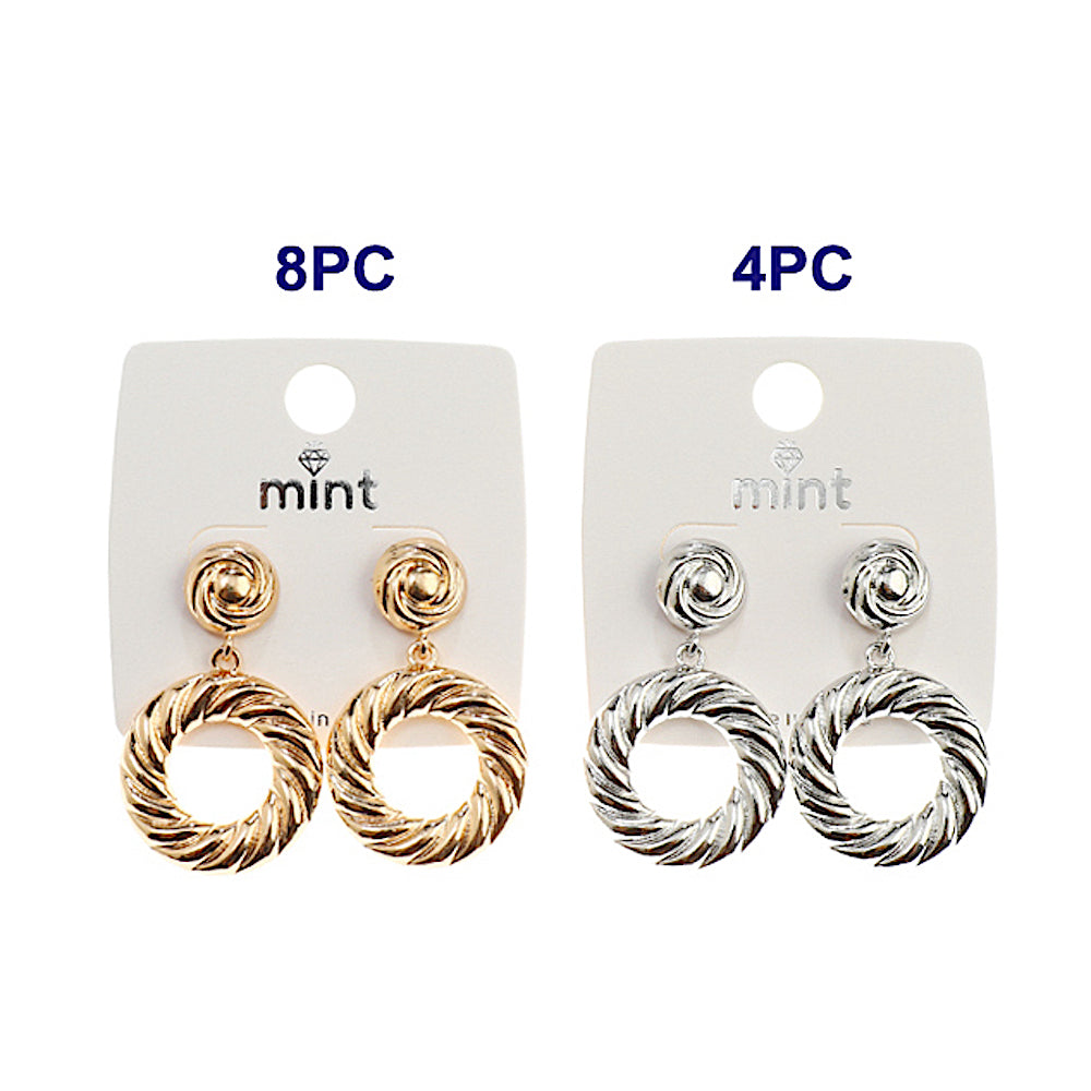 Twist Drop Earring