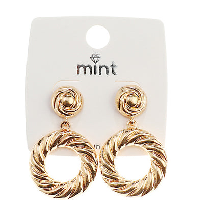 Twist Drop Earring
