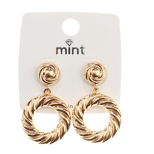 Twist Drop Earring
