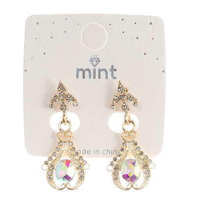 JAE43924 - Vintage Crystal Drop Earring